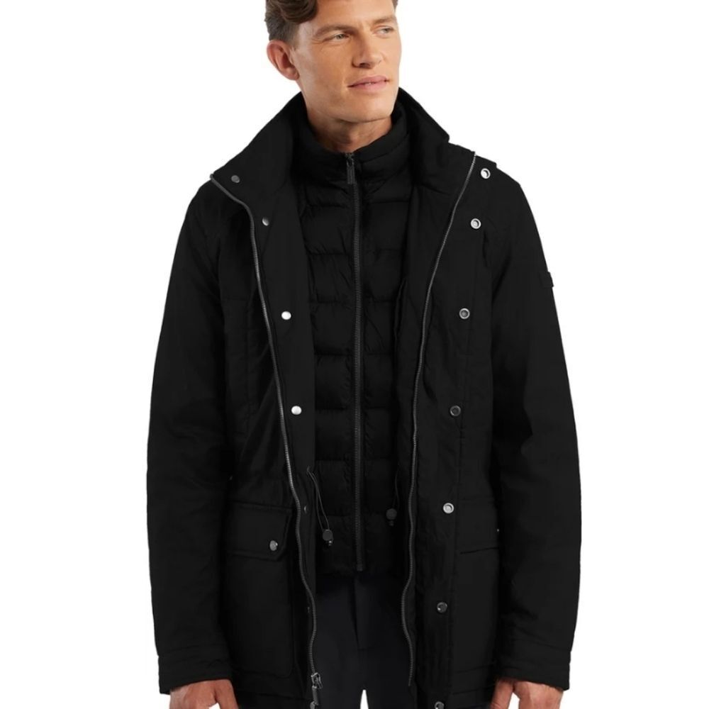 Hunter‎ Robert Waxed Twill Utility Jacket- Black